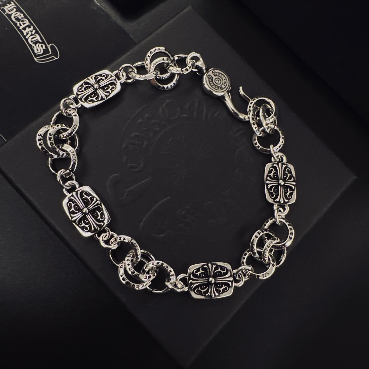 Chrome Hearts Sterling Silver Filigree Bracelet